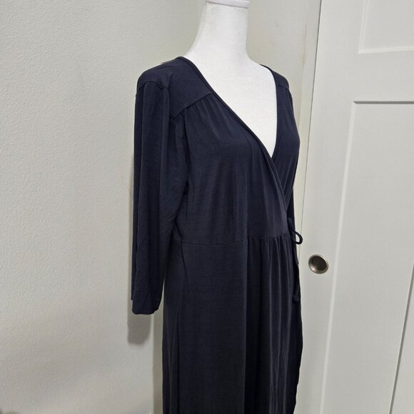 NWT Fresh Produce Midi Wrap Me Up Dress Twilight Dark Gray - Sz XL - Picture 3 of 10